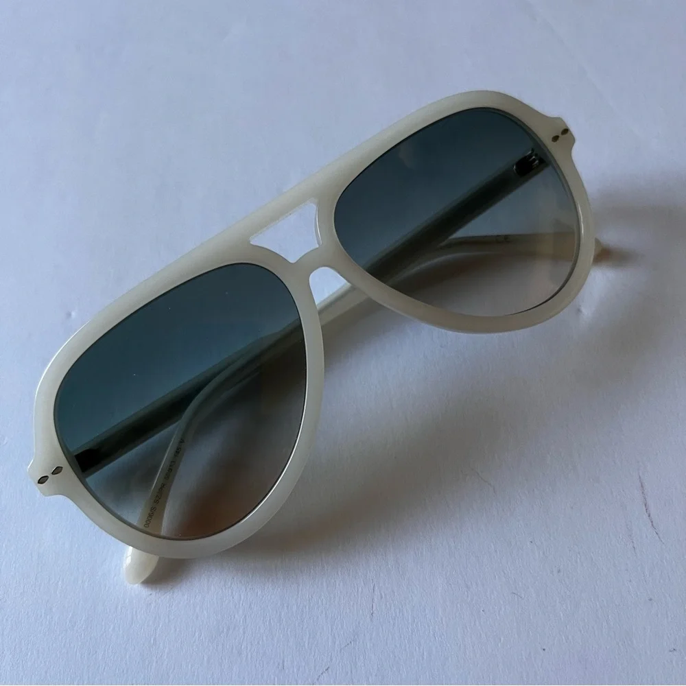 ISABEL MARANT IM0006/S SZJPR NAYA SUNGLASSES PILOT SHAPE IN IVORY NEW WITH CASE